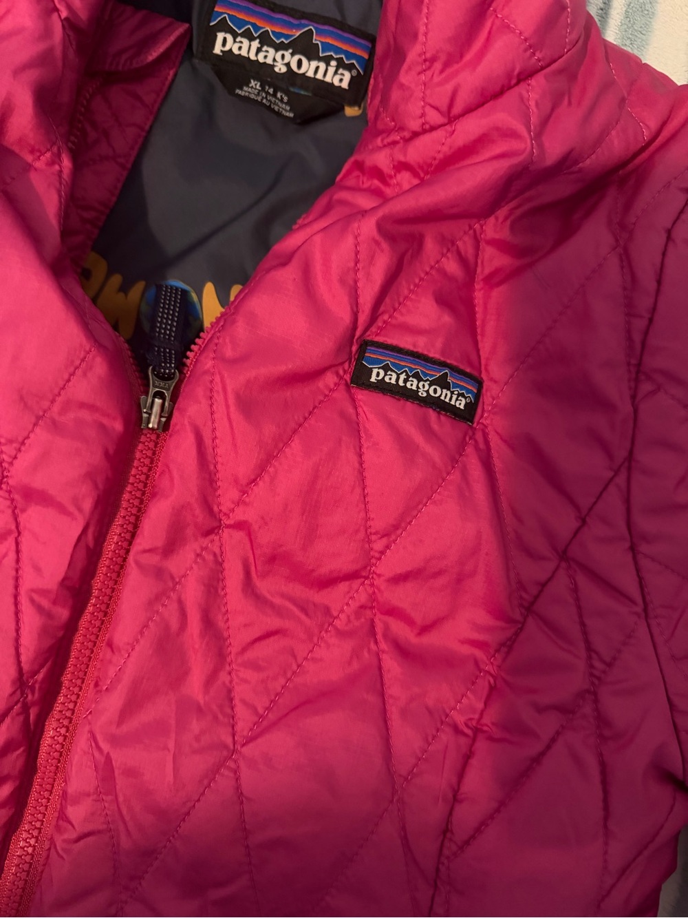 Patagonia Kids Quilted Puffer Jacket - Bright Pink